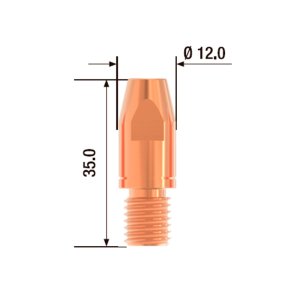 FUBAG Контактный наконечник M10х35 мм CuCrZr D=1.0 мм (25 шт.) в Калуге фото