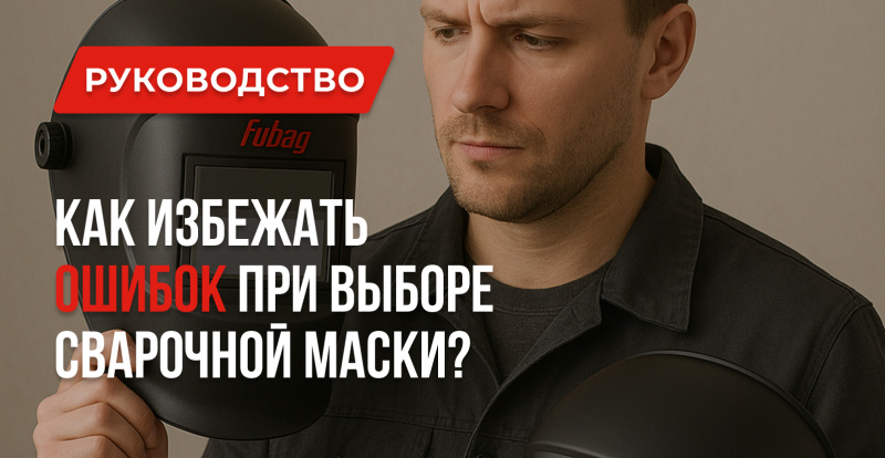 ТОП ошибок при выборе сварочной маски и как их избежать