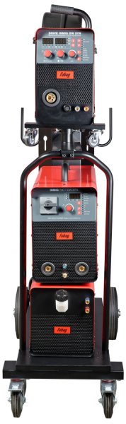 Сварочный полуавтомат INMIG 500T DW SYN + Подающий механизм DRIVE INMIG DW SYN + Шланг-пакет 5 м + Горелка FB 500 3 м + Блок жидкостного охлаждения + Тележка в Калуге фото