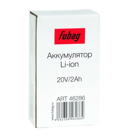 Аккумуляторная батарея FLI5S1P1202 Li-ion к бензиновым газонокосилкам FUBAG с электростартером и минирайдеру (20V/2Ah) в Калуге фото