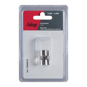 FUBAG Переходник 1/4 дюйма F - 1/4 дюйма F, блистер 1 шт в Калуге фото