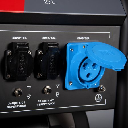 Бензиновый генератор с электростартером и коннектором автоматики FUBAG BS 7500 A ES в Калуге фото