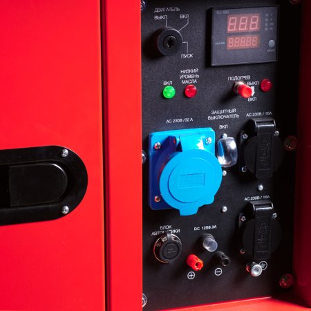 FUBAG Дизельный генератор с электростартером и коннектором автоматики DS 6500 AC ES (кожух) в Калуге фото