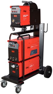Сварочный полуавтомат INMIG 500T DW SYN + Подающий механизм DRIVE INMIG DW SYN + Шланг-пакет 5 м + Горелка FB 500 3 м + Блок жидкостного охлаждения + Тележка в Калуге фото