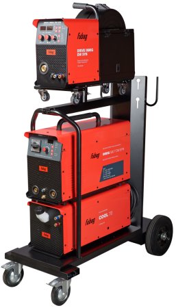 Сварочный полуавтомат INMIG 500T DW SYN + Подающий механизм DRIVE INMIG DW SYN + Шланг-пакет 5 м + Горелка FB 500 3 м + Блок жидкостного охлаждения + Тележка в Калуге фото