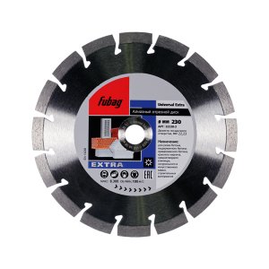 Алмазный отрезной диск FUBAG Universal Extra_ диам. 230/22.2 в Калуге фото