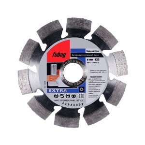 Алмазный отрезной диск FUBAG Universal Extra D125 мм/ 22.2 мм в Калуге фото