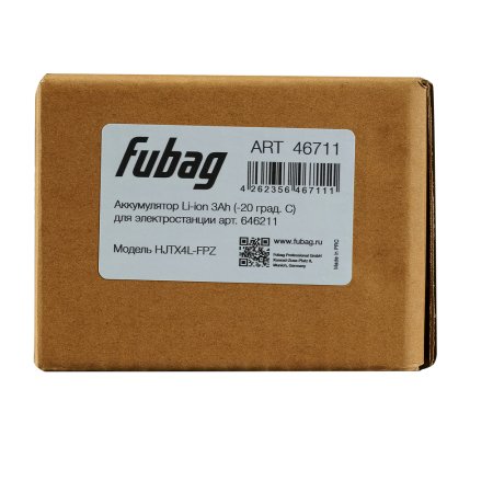Аккумулятор FUBAG li-ion 3Ah для инверторного генератора TI 11000 A ES (арт. 646211) купить в Калуге