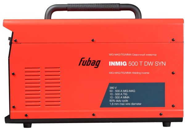 Сварочный полуавтомат INMIG 500T DW SYN + Подающий механизм DRIVE INMIG DW SYN + Шланг-пакет 5 м + Горелка FB 500 3 м + Блок жидкостного охлаждения + Тележка в Калуге фото
